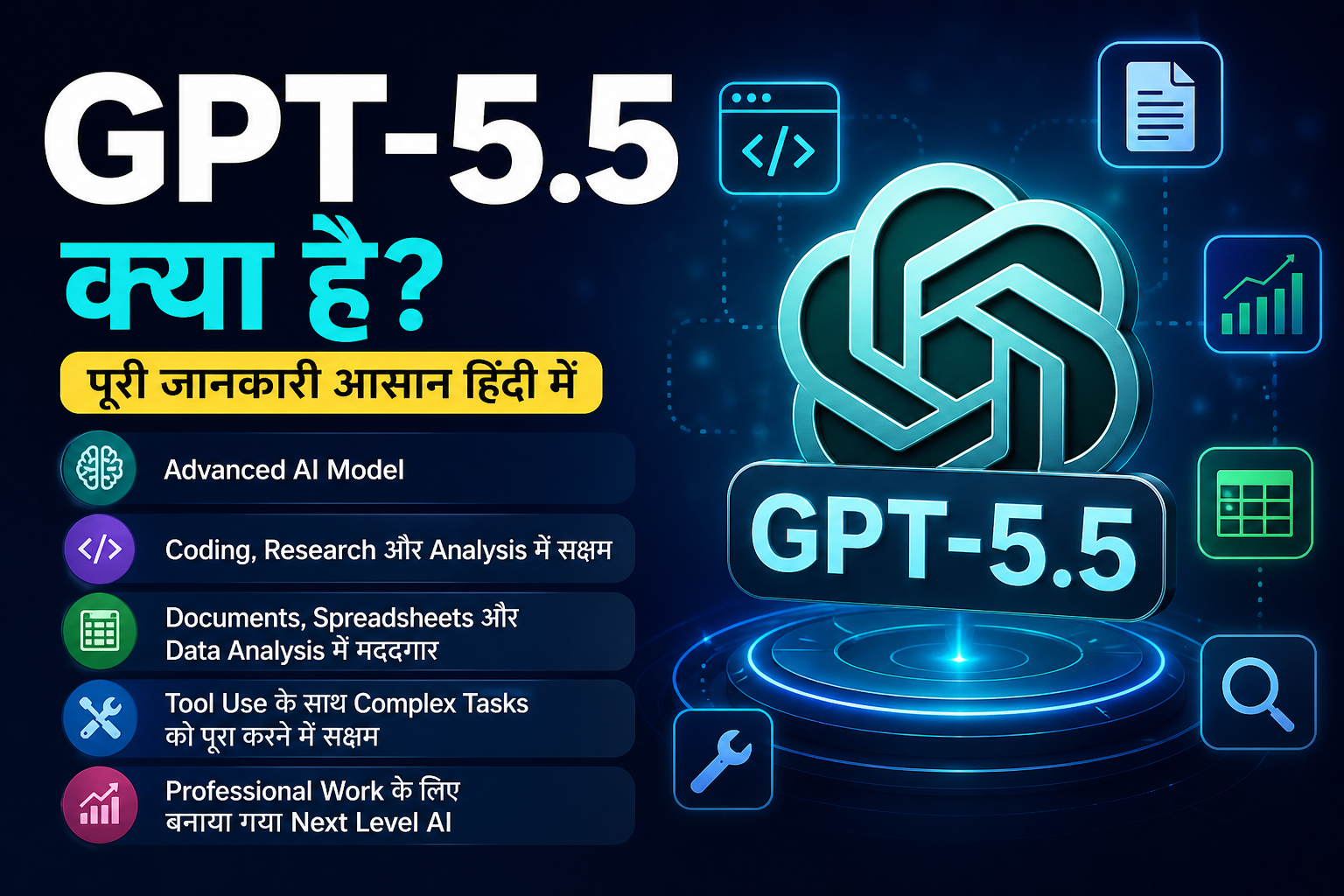 GPT-5.5 क्या है? पूरी जानकारी आसान Hindi में