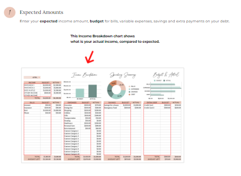 Monthly Budget Spreadsheet